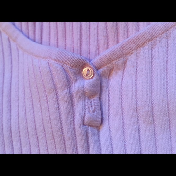 Gap pink sweater ribbed shirt top medium - Picture 4 of 8